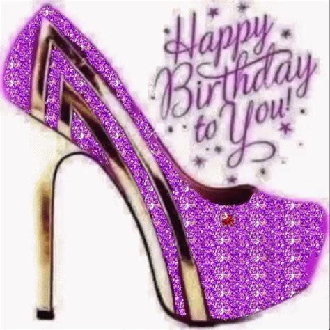 Happy Birthday Purple GIF - Happy Birthday Purple Glittery - Discover ...