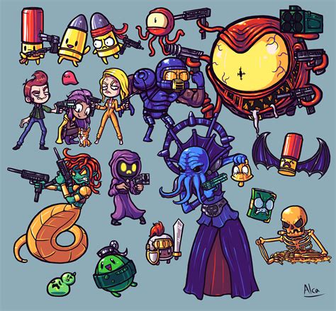 Enter the Gungeon people by AlcaNG on Newgrounds