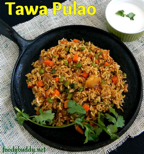 Easy Tawa Pulao Recipe (Mumbai Style) - FoodyBuddy