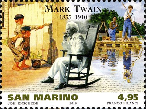 Literary Stamps: Twain, Mark (1835–1910)