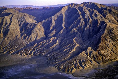 Aerial Image of the Black Mountains in Death Valley National Park, CA ...