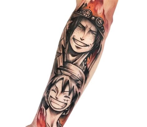 Luffy and Ace tattoo by Gustavo Takazone | Post 29739