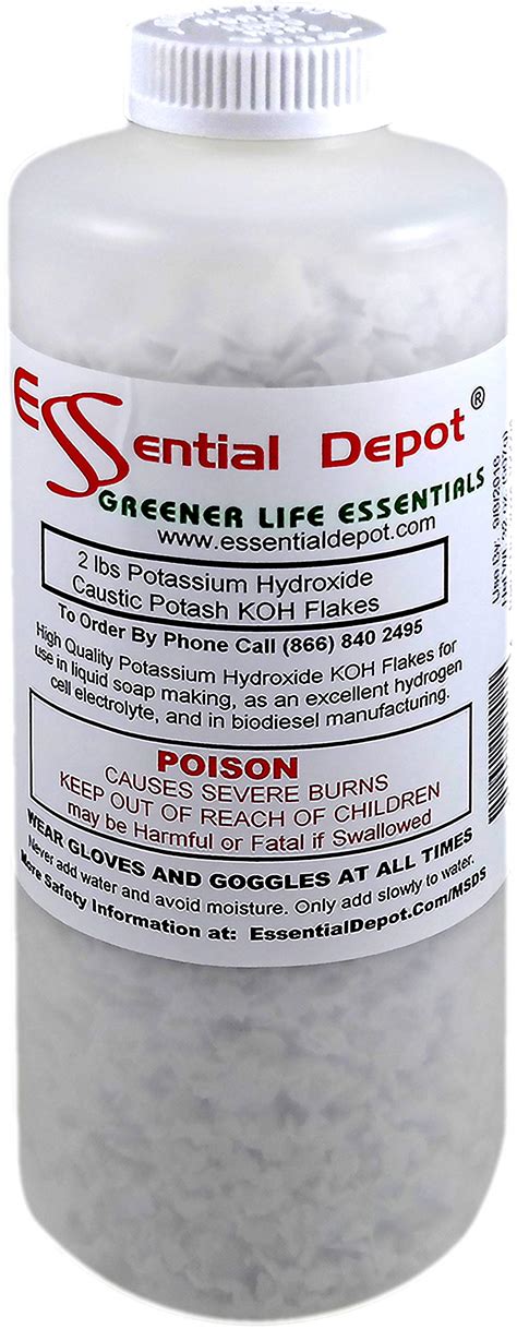 Buy Potassium Hydroxide Flakes Koh (2lbs) Online at desertcartINDIA