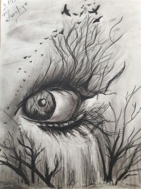 Pin by William on art work1 | Dark drawings, Cool drawings, Eyes artwork