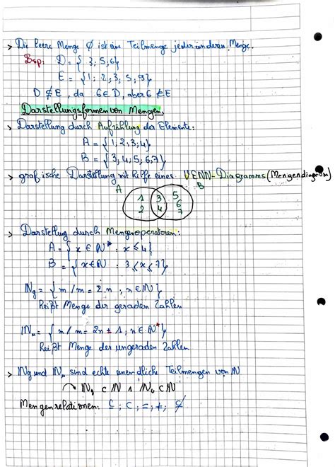 SOLUTION: Mengenlehre mathematik 1 - Studypool