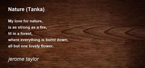 Tanka Poem About Nature