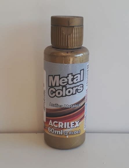 Tinta Acrilica Metalica 60ml | Produtos Personalizados no Elo7