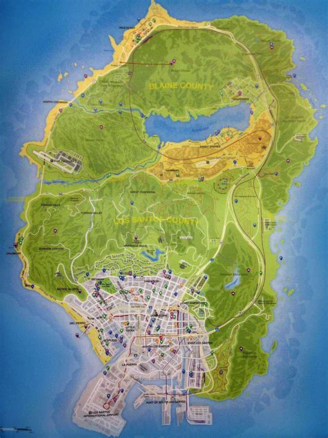 Entendendo a extensão do mapa - GTA V - GameVicio