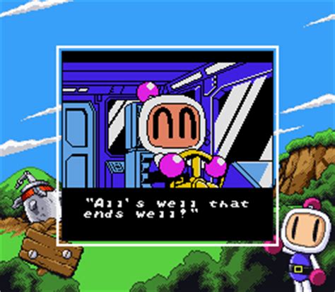 Ending for Bomberman Quest-Bad End(Game Boy Color)