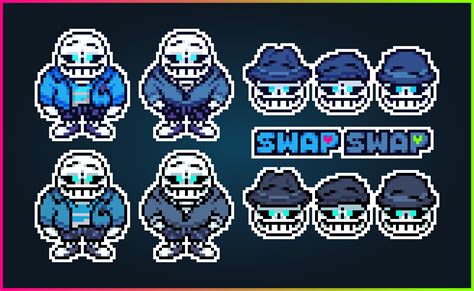 SwapSwap Sans (Current Canon) : r/Undertale