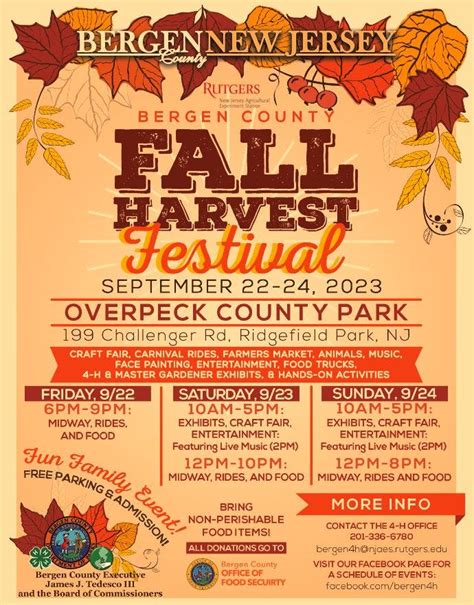 Sep 23 | Bergen County Fall Harvest Festival | Paramus, NJ Patch