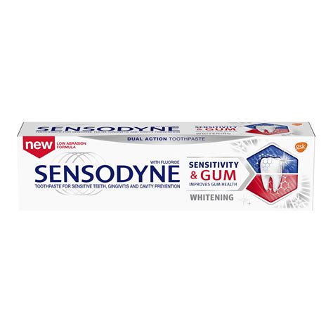 Sensodyne Sensitivity & Gum Whitening Toothpaste, 3.4 Ounces - Walmart ...