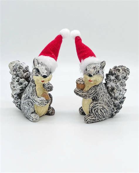 Sparkling squirrel Critter Christmas Ornaments - MY VINTAGE NJ