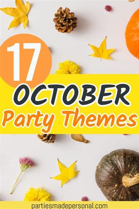 Best October Party Themes (17 Party Ideas You'll Love) | Parties Made ...