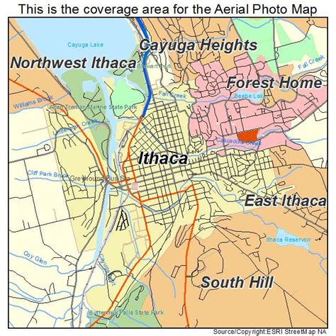 Map Of Ithaca Ny - Large World Map