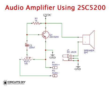 Powerful Audio Amplifier Circuit Using 2SC5200 Transistor | Ultra Bass