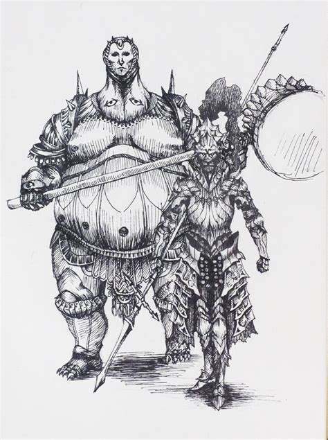 Ornstein and Smough by TheWanginator on DeviantArt