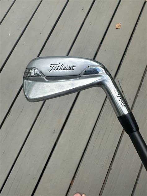 Titleist U500 2 Iron Driving Iron Hzrdus Smoke Stiff Shaft 90 GREAT ...