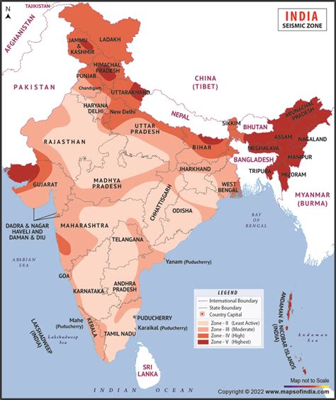 Seismic Zoning Map of India