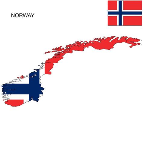 Norway Flag Map and Meaning | Mappr