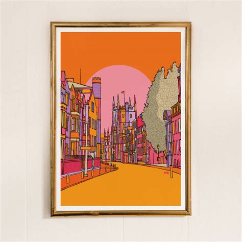 Cambridge Art Print By Freya Niamh Design