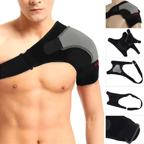 Adjustable Left/Right Shoulder Bandage Protector Brace Joint Pain ...