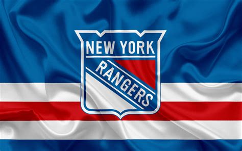 Download wallpapers New York Rangers, hockey club, NHL, emblem, logo ...