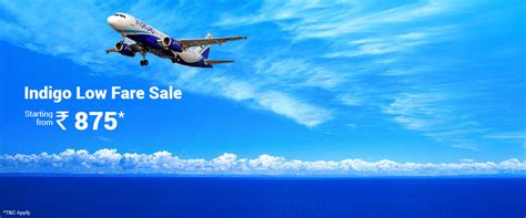 Indigo Low Fare Sale Offer Airfares from Rs. 875 Via.com