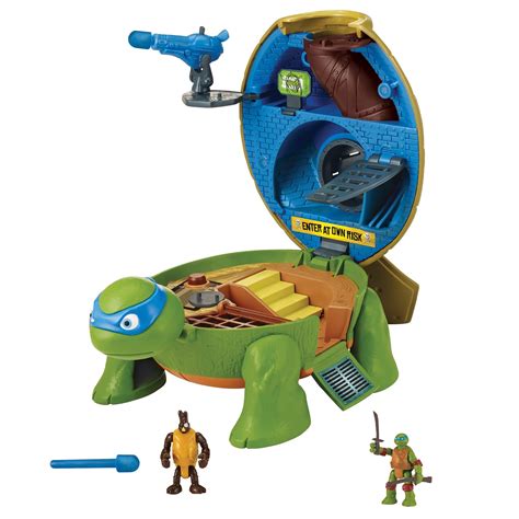 Teenage Mutant Ninja Turtles Micro Mutant Leonardo's Dojo Pet to Turtle ...