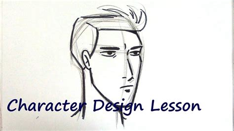 How to Draw a Man's Face - Tips & Tricks (Character Design ...