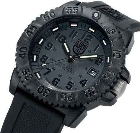 Luminox's New BlackOut Series: Black By Day, Blue By Night - Your New Watch