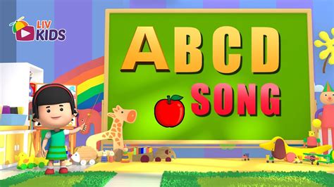 ABCD Alphabet Song with Lyrics | LIV Kids Nursery Rhymes and Songs | HD ...