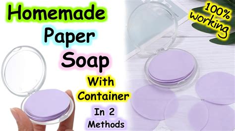 How to make paper soap at home | Diy paper soap | Homemade paper soap ...