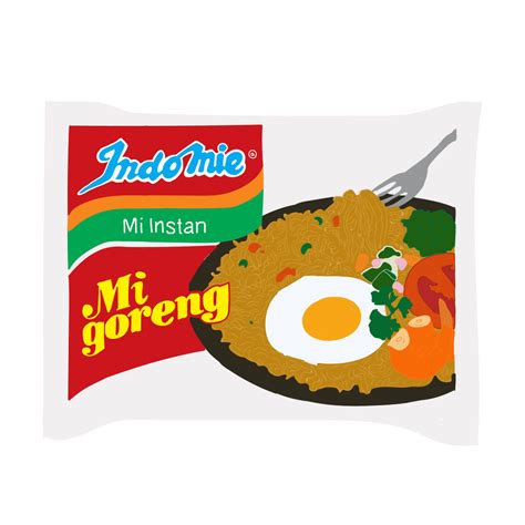 Indomie | Ilustrasi makanan, Kartu, Kartu 3d