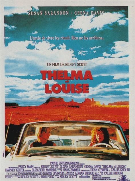 Thelma And Louise (1991) French movie poster