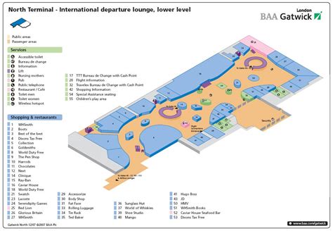 Gatwick Airport Terminal Maps