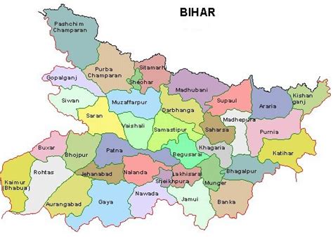 State of Bihar-Map-Literacy-Population-Transport-Tourism-Capital-Info etc