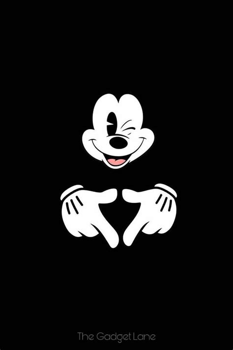 Black. . iPhone. Android. Mickey mouse iphone, Mickey mouse, Cartoon ...