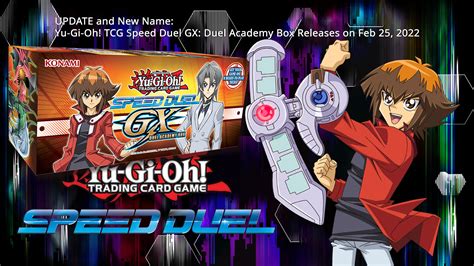 Yu-Gi-Oh! TCG Speed Duel GX: Duel Academy Box Releases on Feb 25, 2022 ...