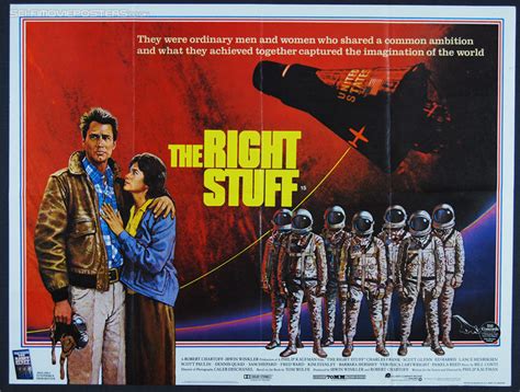 Right Stuff Poster (1983) - Original British Quad Movie Poster