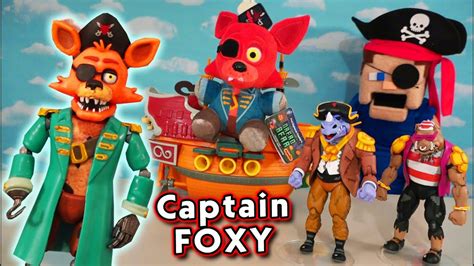 FNAF Captain Foxy Funko Articulated PIRATE ATTACK!!! Five Nights at ...