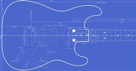 Fender Stratocaster Guitar Templates | Electric Herald | Stratocaster ...