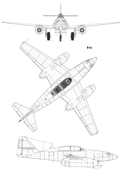 Messerschmitt Me 262 Blueprints