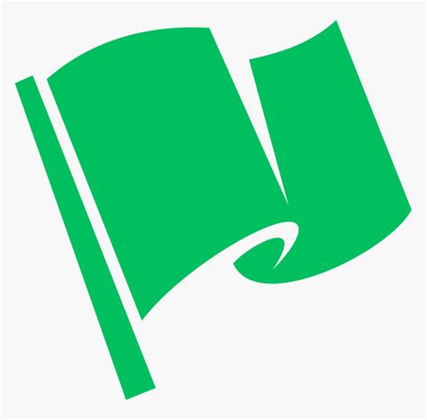 Green Flag - Flag Logo Black And White, HD Png Download - kindpng