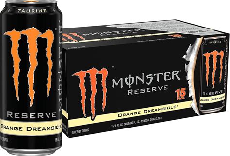 Monster Energy Reserve Orange Dreamsicle, Energy Drink, 16 Ounce (Pack ...