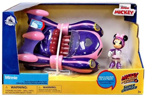 Disney Mickey Roadster Racers Super Charged Minnie Exclusive Pullback ...