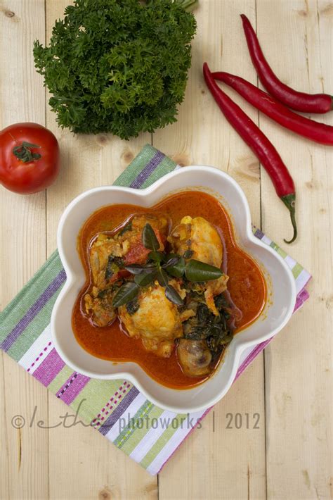 My Little Kitchen: Ayam Woku Belanga (Chicken with Spicy Chilli Woku Sauce)