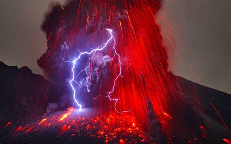 Volcanic Lightning Wallpaper (64+ images)