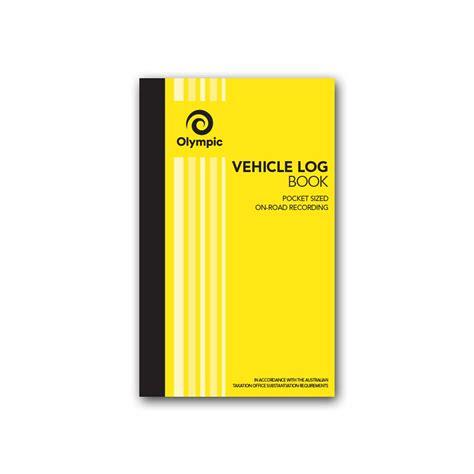 Olympic Vehicle Log Book - Office equipment