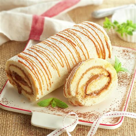 Brazo de gitano relleno de dulce de leche